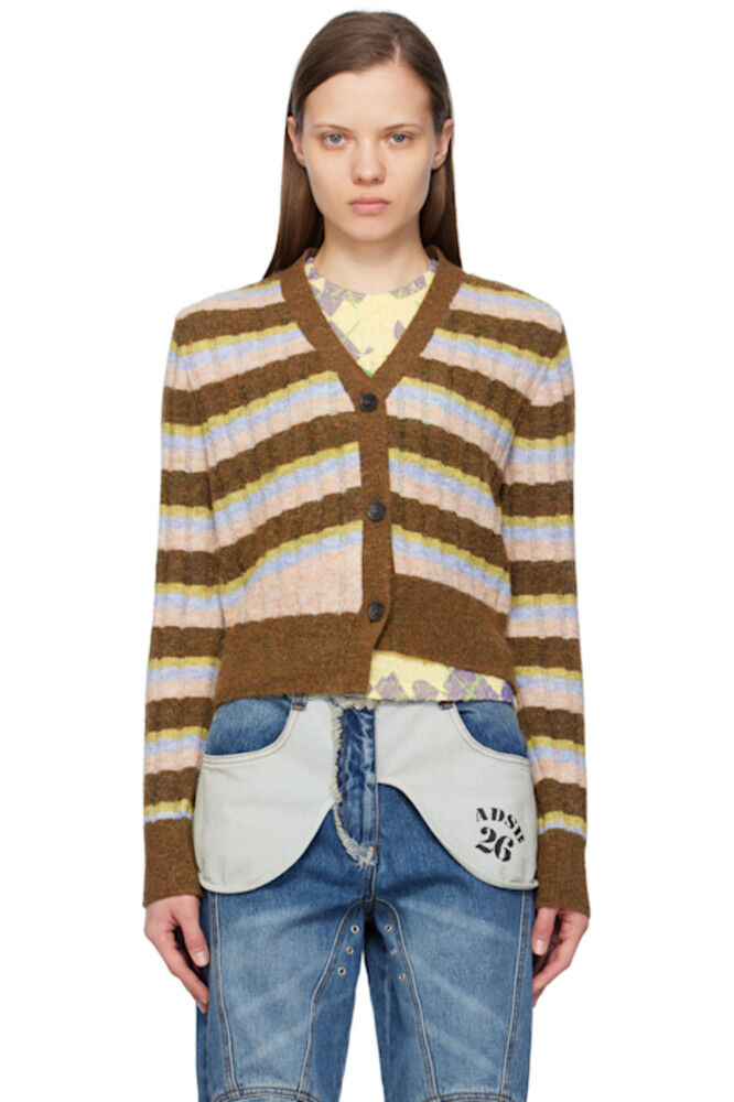 

Эксклюзивный кардиган SSENSE цвета хаки Kelly Andersson Bell