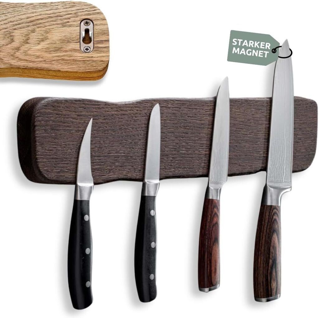 

Столешница для ножа La Madera магнитная, темный дуб от holz4home: темный дуб