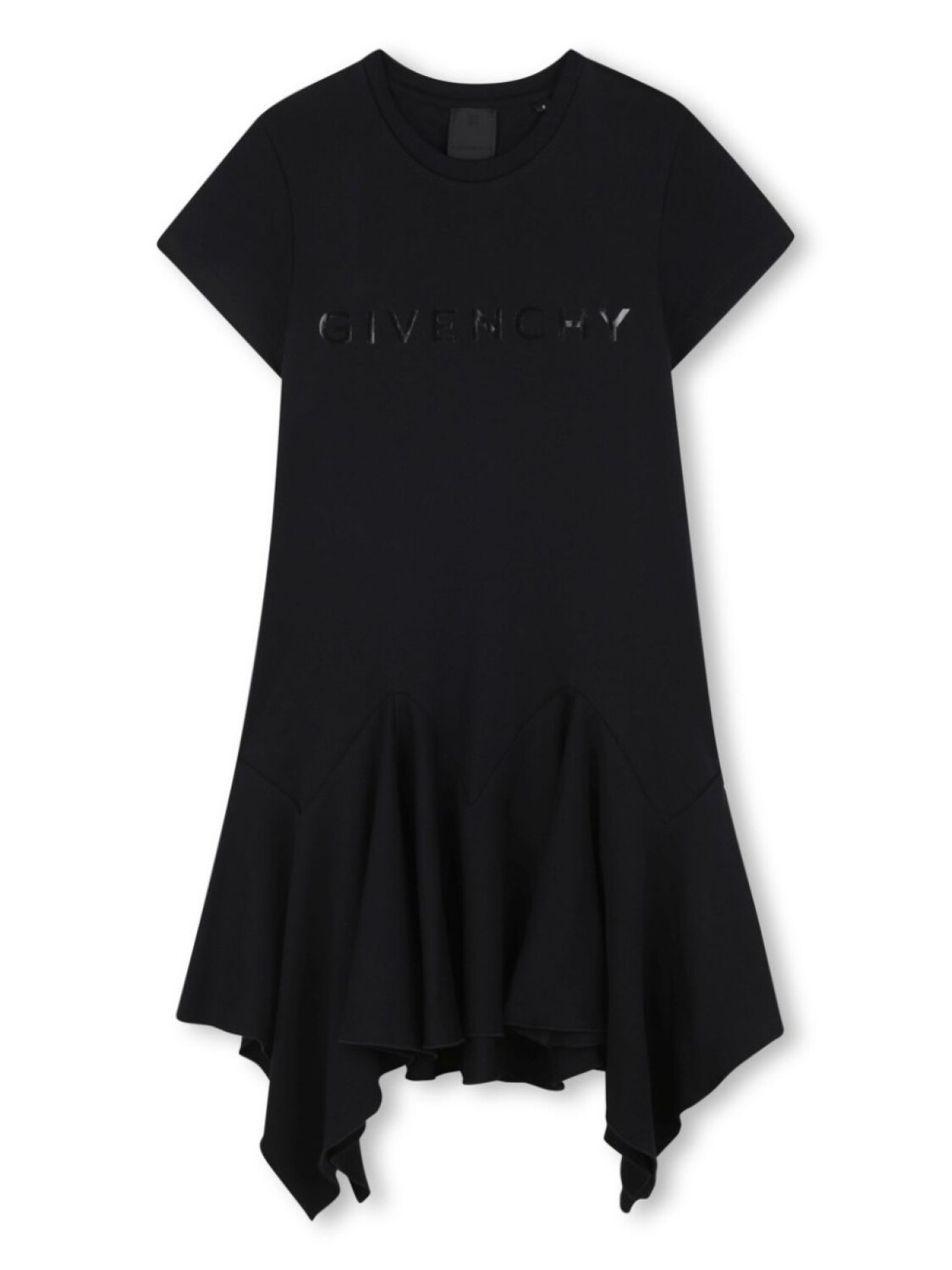 

Платье из хлопка от Givenchy Kids, черный