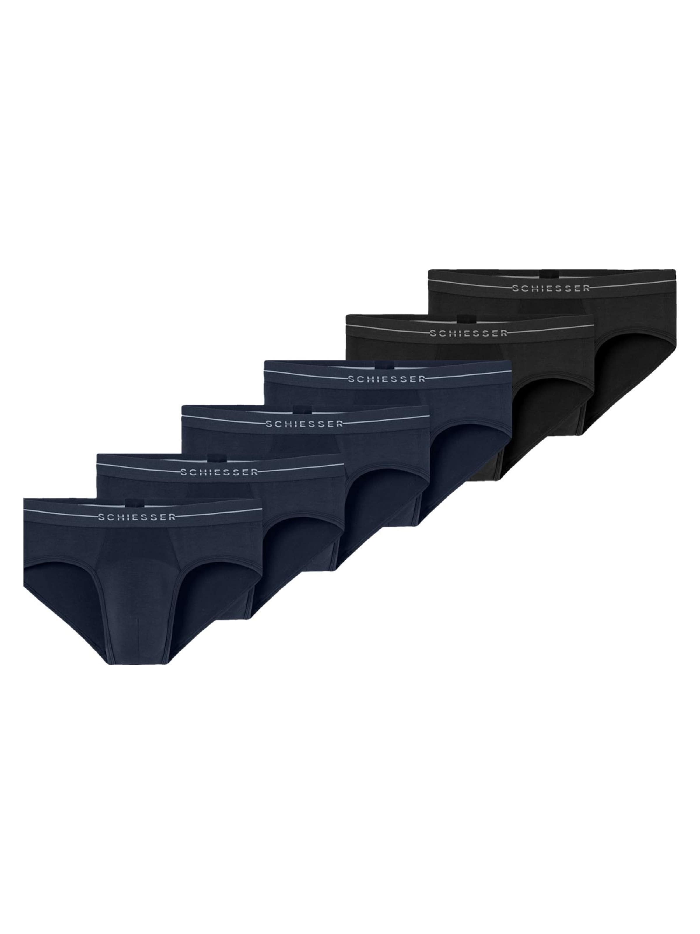 

SCHIESSER Трусики 'Cotton Flex' в крапчатом синем