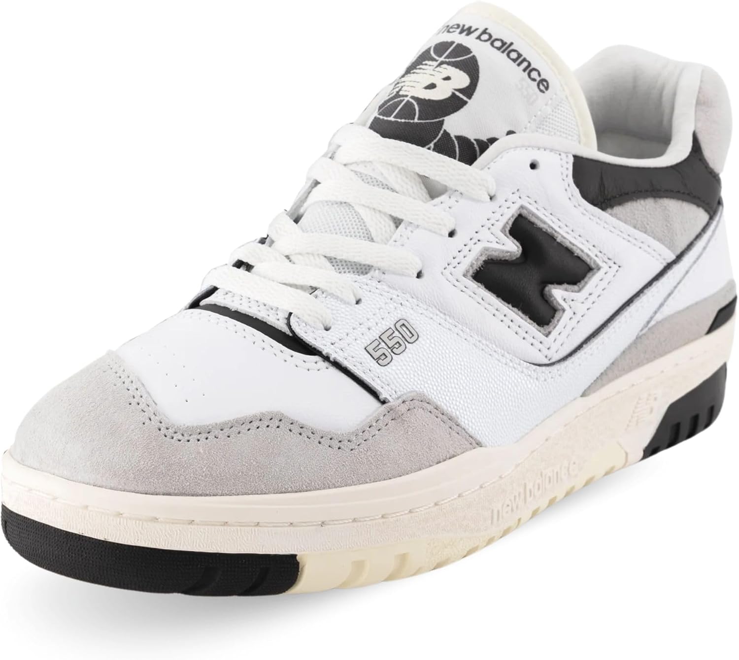 

Кроссовки New Balance 550 мужские, White/Black/Grey