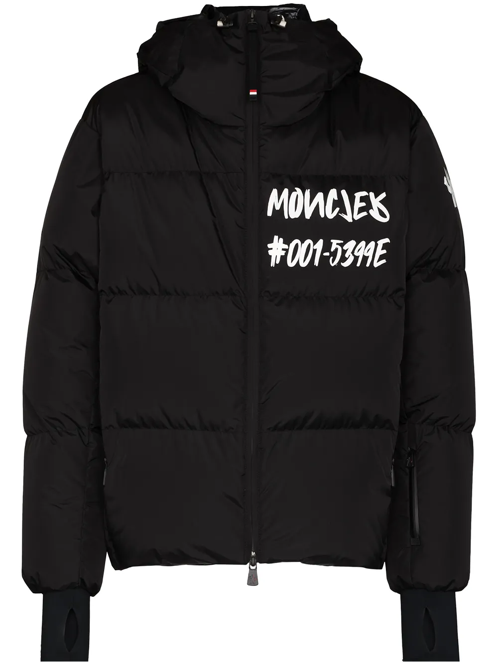 

Пуховик Mazod на молнии Moncler Grenoble, черный
