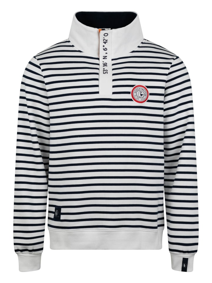 

Свитер "Schleichmichel Sören" бело-синий. SCHIETWETTER