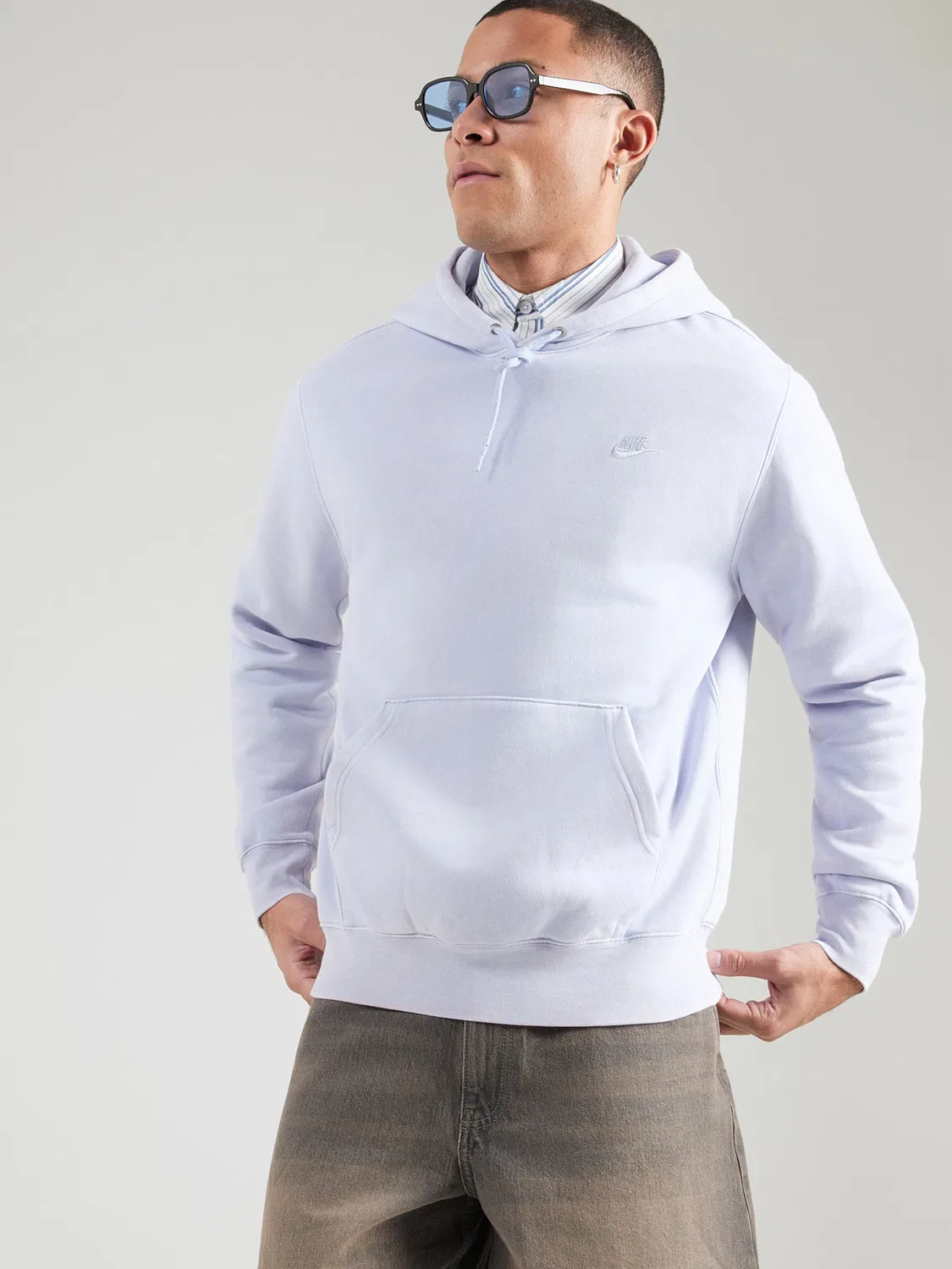 Толстовка 'CLUB' Nike Sportswear, Light Purple — фото 3