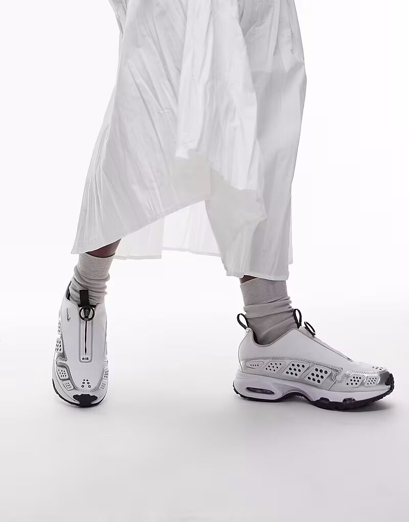 Кроссовки унисекс Nike Air Max SNDR белого и серебристого цветов