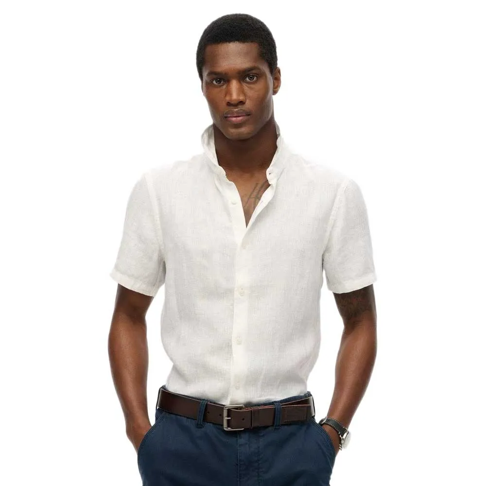 

Рубашка с коротким рукавом Superdry Vacation Linen, белый