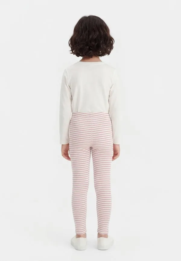 Леггинсы kmgmaude life stripe basic Only Mini, Birch — фото 2