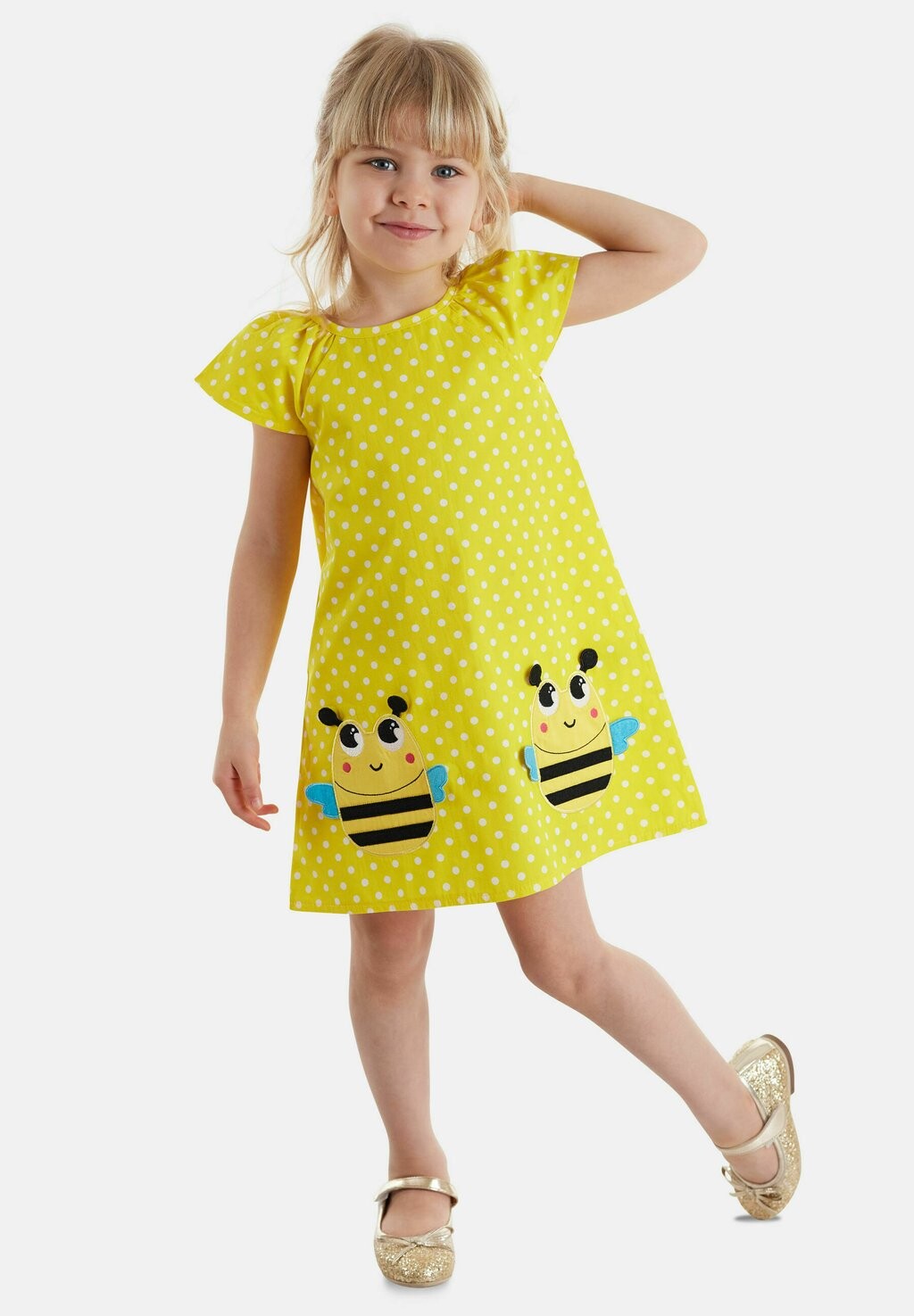 

Повседневное платье CUTE BEES Denokids, цвет gelb