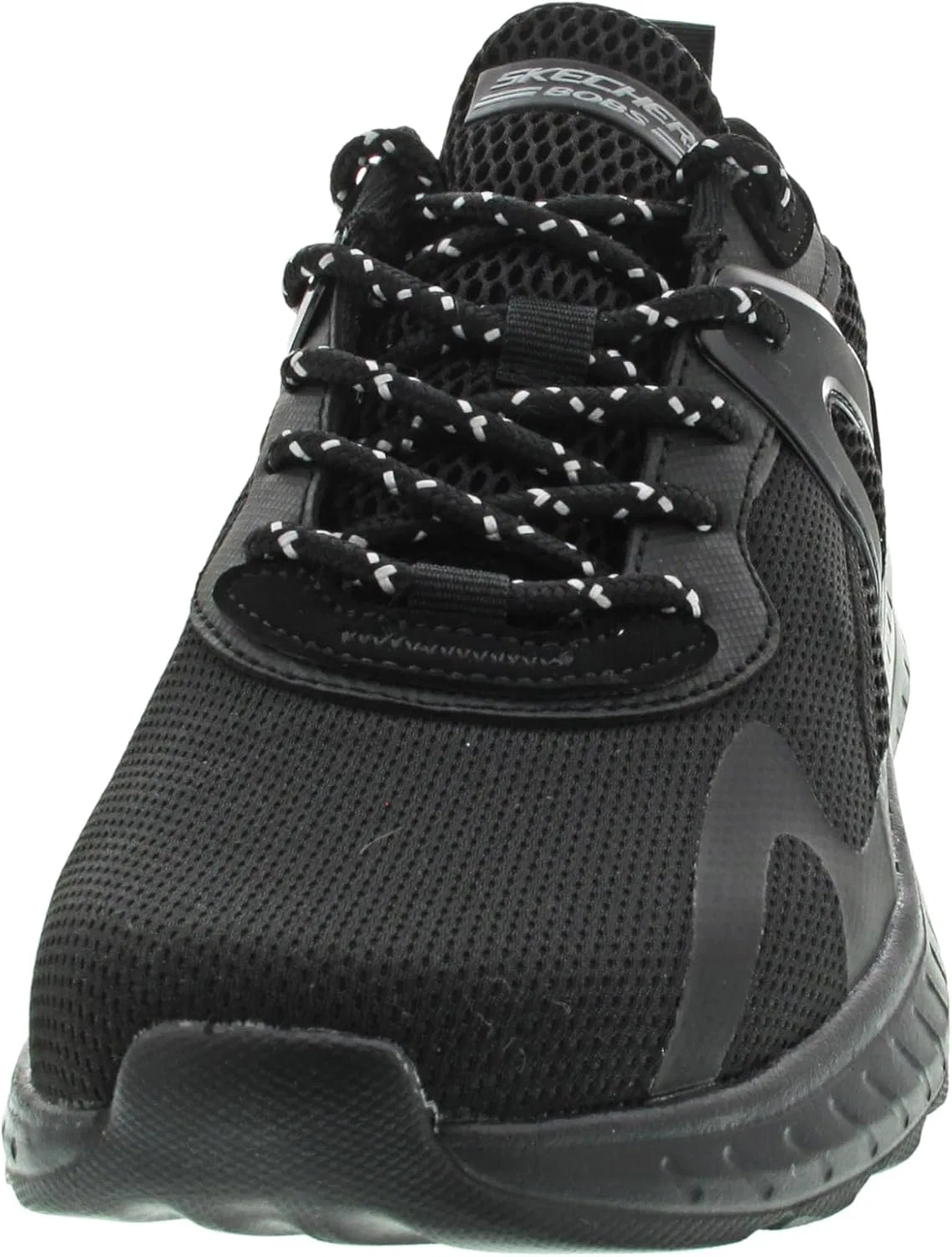 Мужские кроссовки Skechers Bobs Squad Chaos Elevated Drift, Black Synthetic Mesh — фото 4
