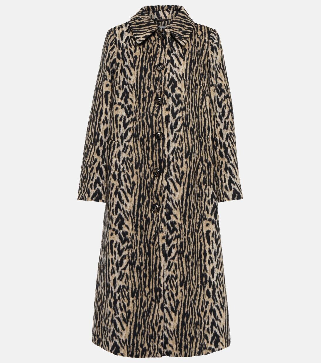 

Искусственная шуба Milly с леопардовым принтом Rixo, цвет bohemia leopard