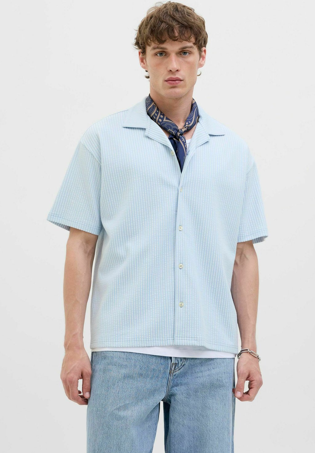 

Рубашка FLY-AWAY KRAGEN Jack & Jones, светло-голубой