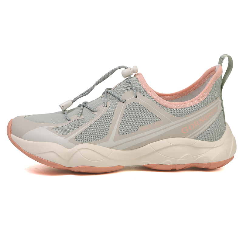 

GORNORNIE Износостойкие, легкие, дышащие и нескользящие низкие кроссовки Outdoor Shoes для женщин Pea Green Pink