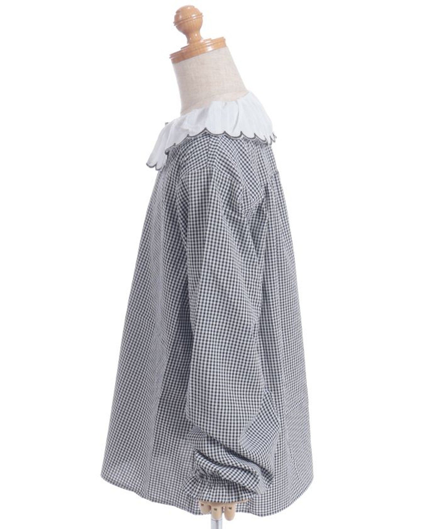 Блузка с воротником-стойкой Axes femme kids, Black