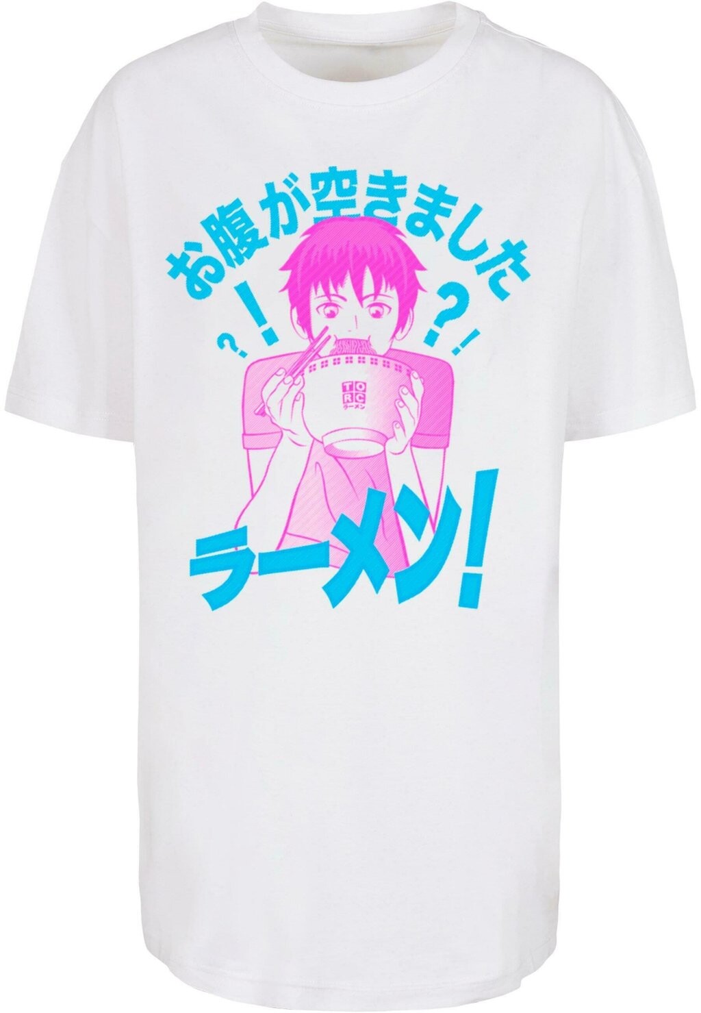 

Футболка с принтом TORC BIG BOWL OVERSIZED BOYFRIEND TEE Merchcode, белый