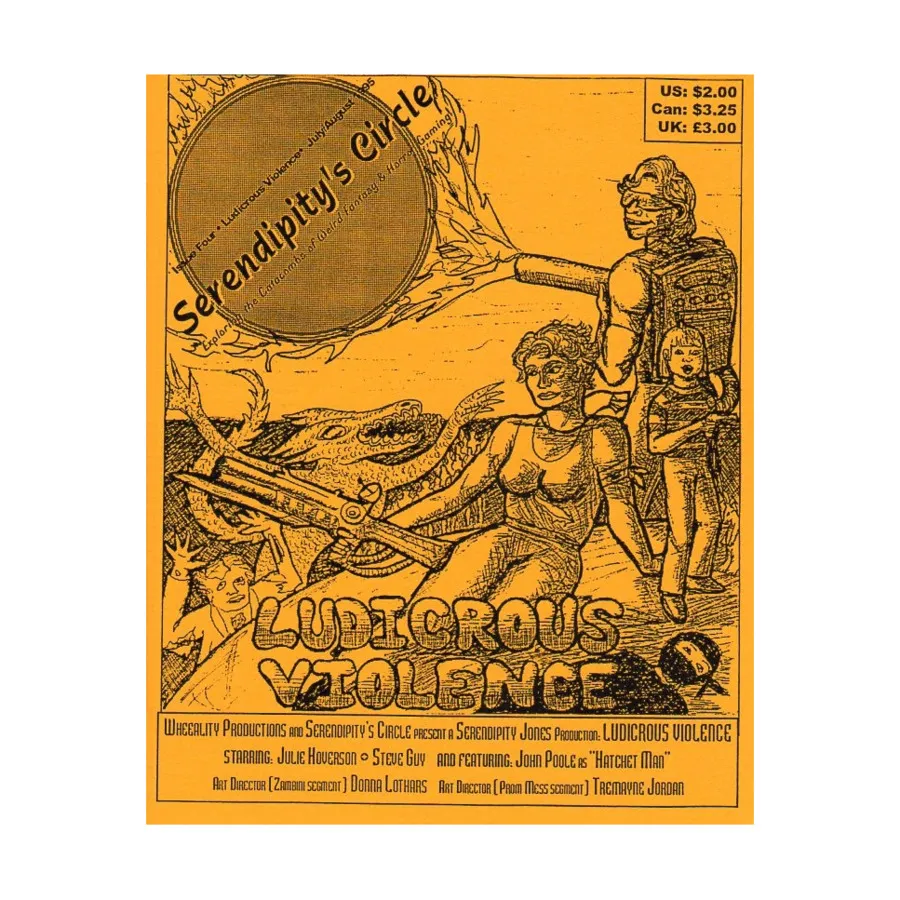

Журнал #4 "Ludicrous Violence Great Zambini Scenario, Constructive Combat", Serendipity's Circle