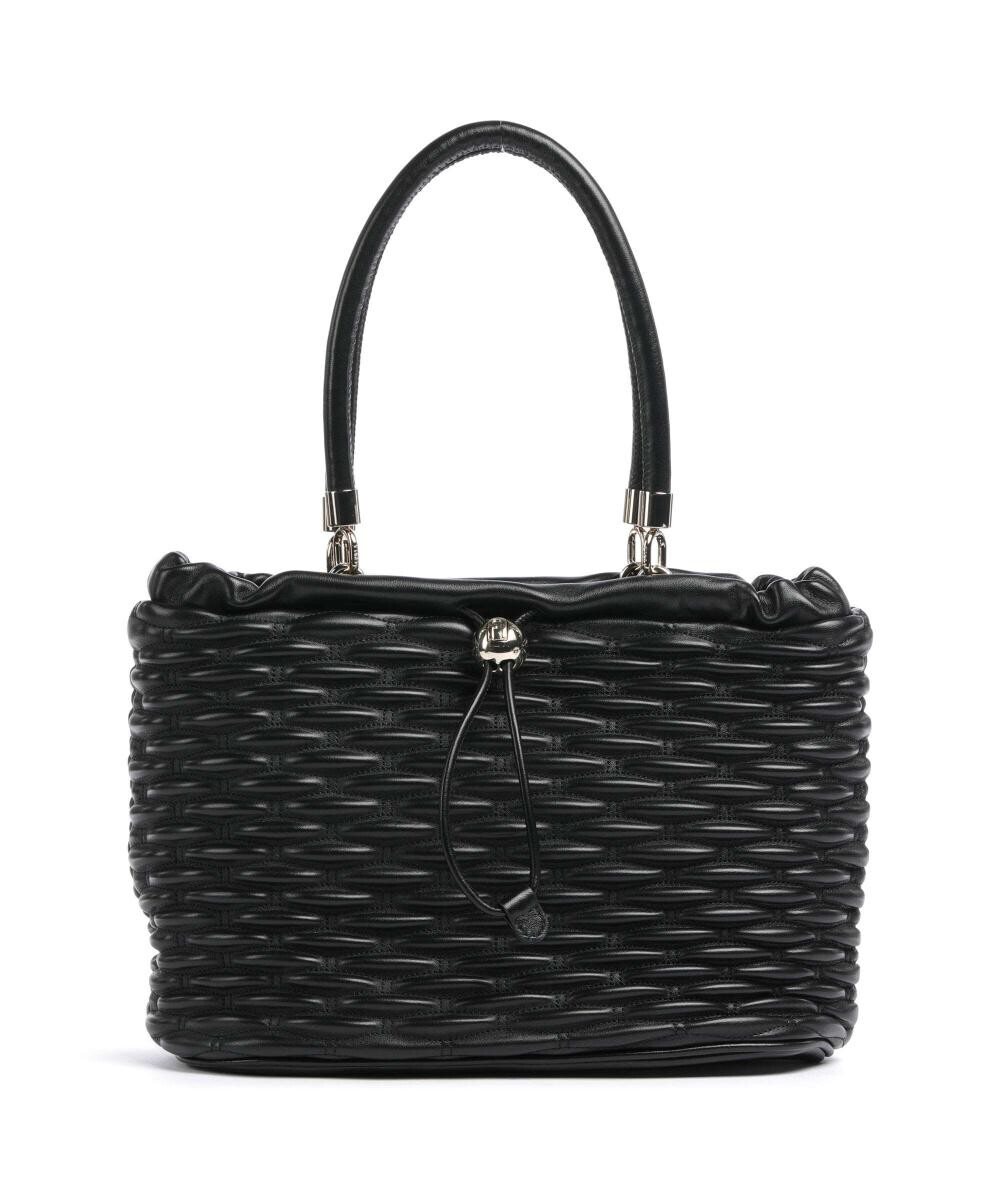

Сумка через плечо Nido m из телячьей кожи наппа Furla, черный