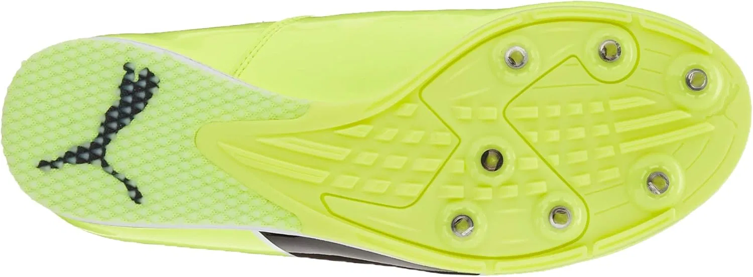 Кроссовки PUMA Unisex Adult Evospeed Triple Jump/PV 6, Fizzy Yellow Puma Black. — фото 4