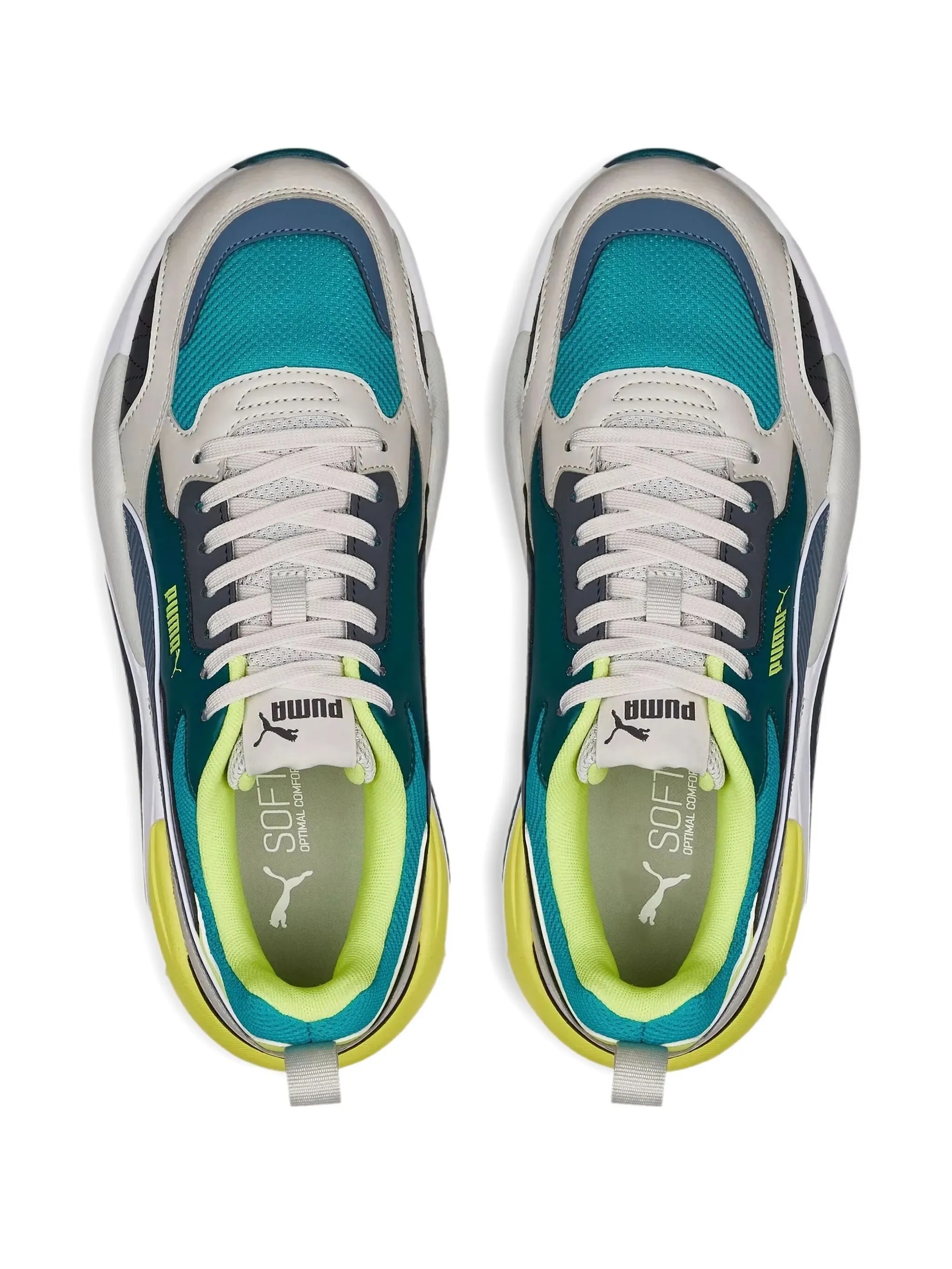 Кроссовки X-Ray 2 Square со вставками Puma, зеленый — фото 4