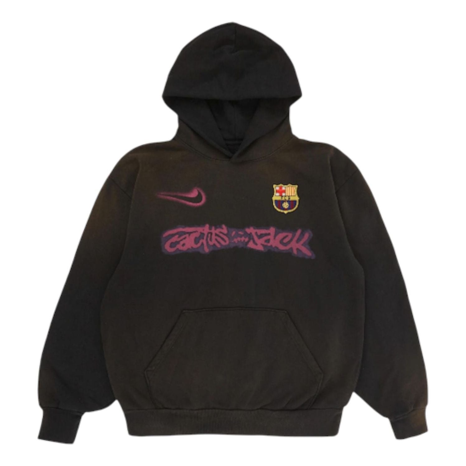 

Худи Nike FC Barcelona x Cactus Jack Spray Logo Hoodie 'Black'
