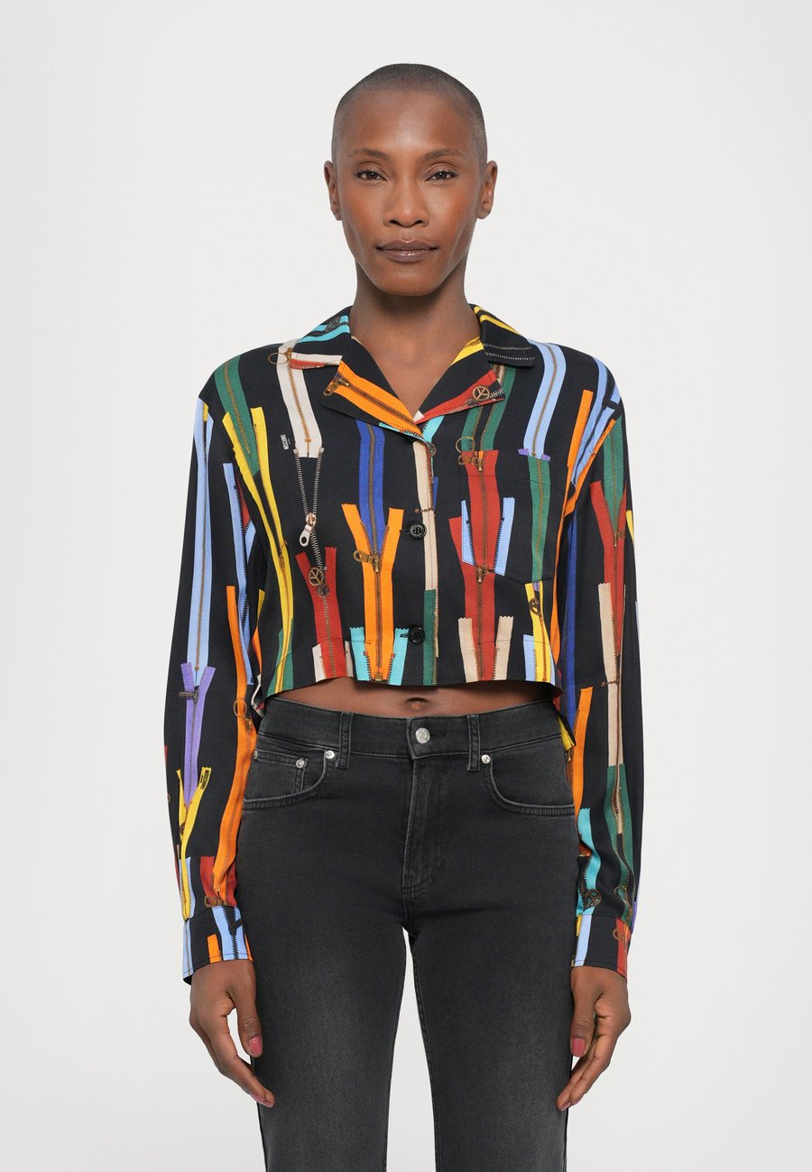 

Блуза MOSCHINO JEANS Button-down blouse, Black