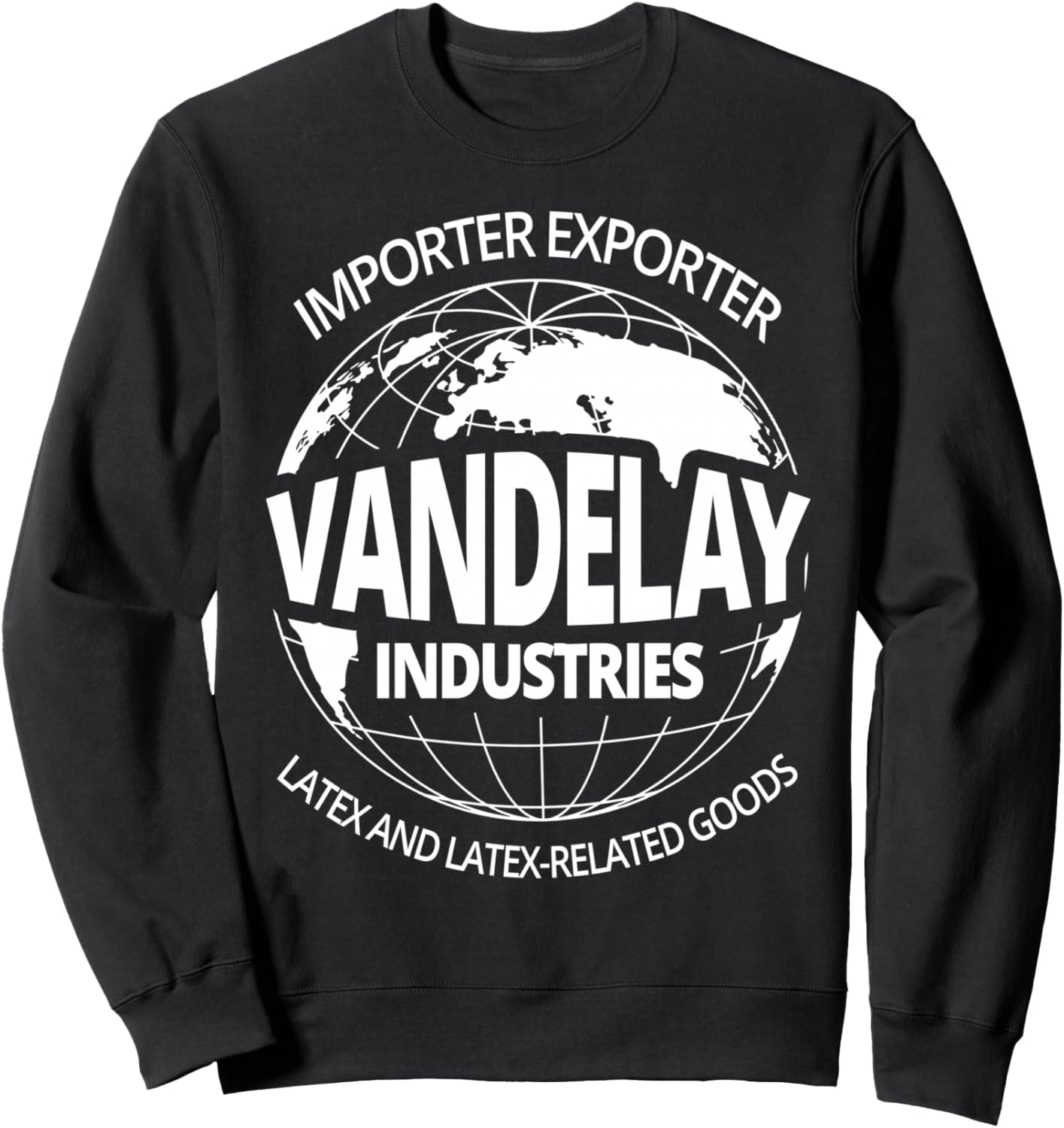 

Латексная толстовка VandelayIndustries с оригинальным рисунком, черная Vandelay Industries Fun Gifts