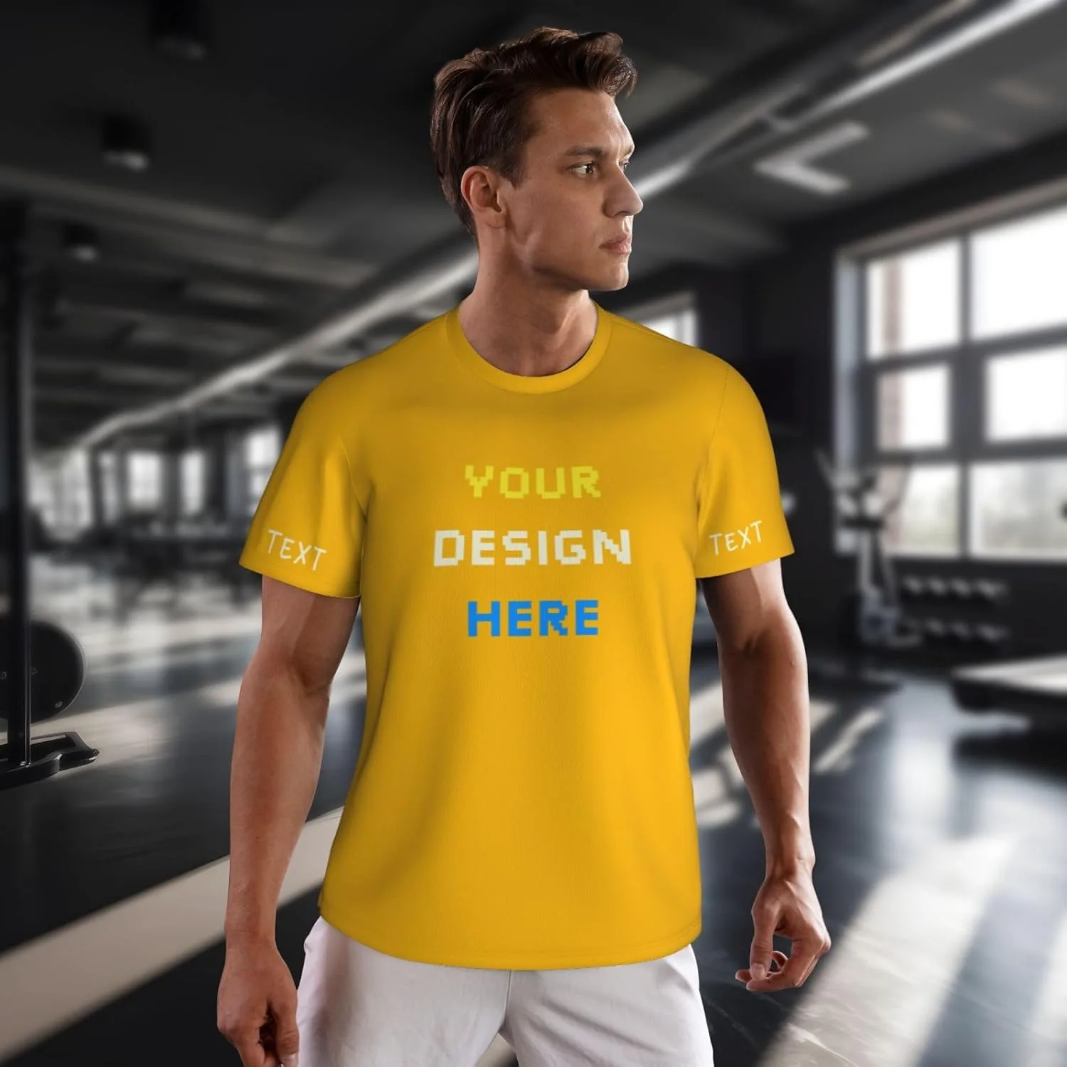 Футболка Custom с логотипом спереди и сзади — фото 3