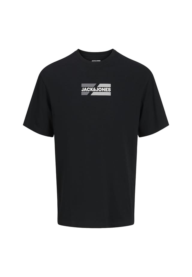 

Футболка с коротким рукавом и графическим принтом Jack & Jones, черный