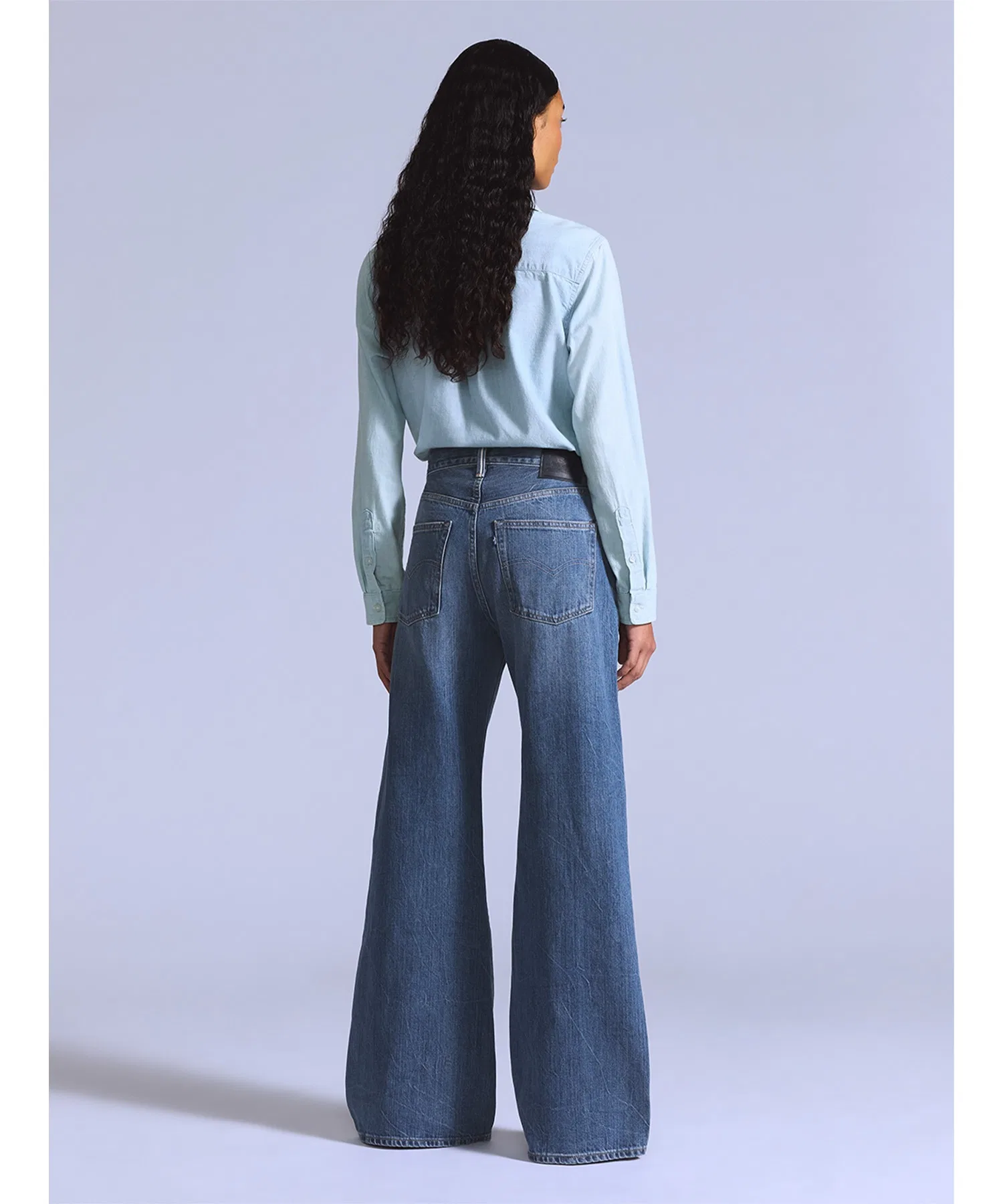 Свободные джинсы Levi's BLUETAB™ CARVE, средний цвет индиго — фото 4