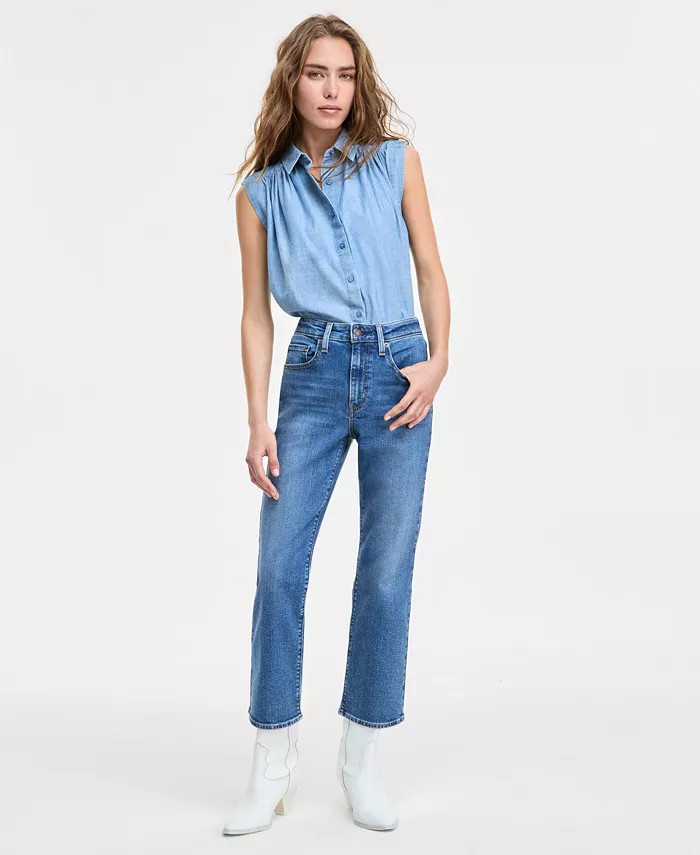 

Женские джинсы 725 High-Rise Kick Boot с высокой посадкой Levi's, синий