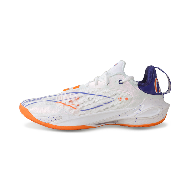 

LINING Баскетбольные кроссовки Flash Strike 11 Low, мужские, белые, оранжевые