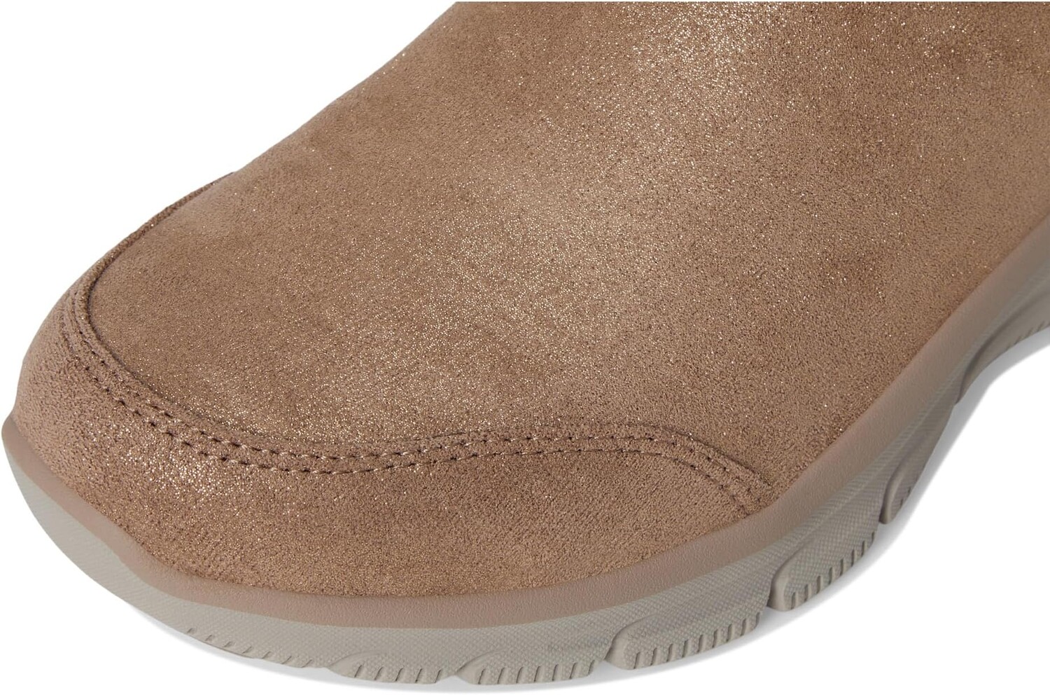 Женские ботинки Skechers Easy Going низкие с мехом, коричневый — фото 2