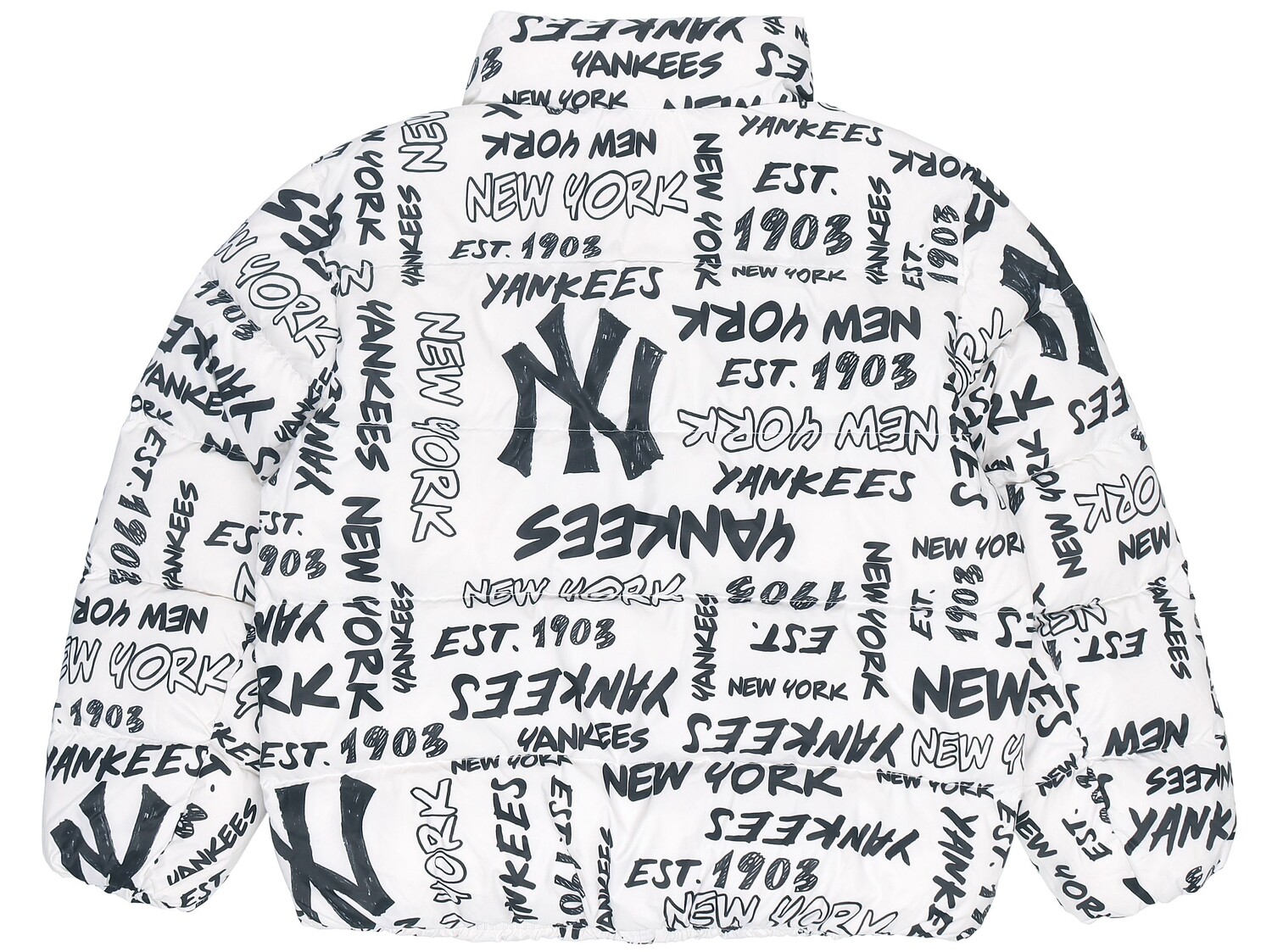 

New York Yankees пуховик унисекс цвета слоновой кости Mlb, цвет Ivory