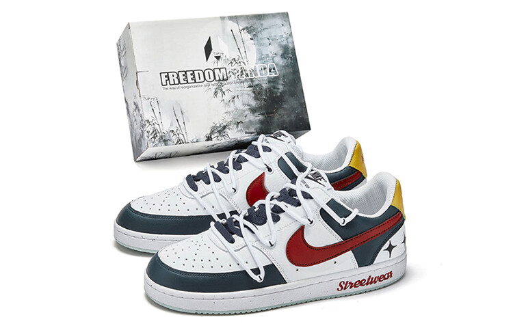 

Мужские кроссовки для скейтбординга Nike Court Borough Low, Red/White/Blue