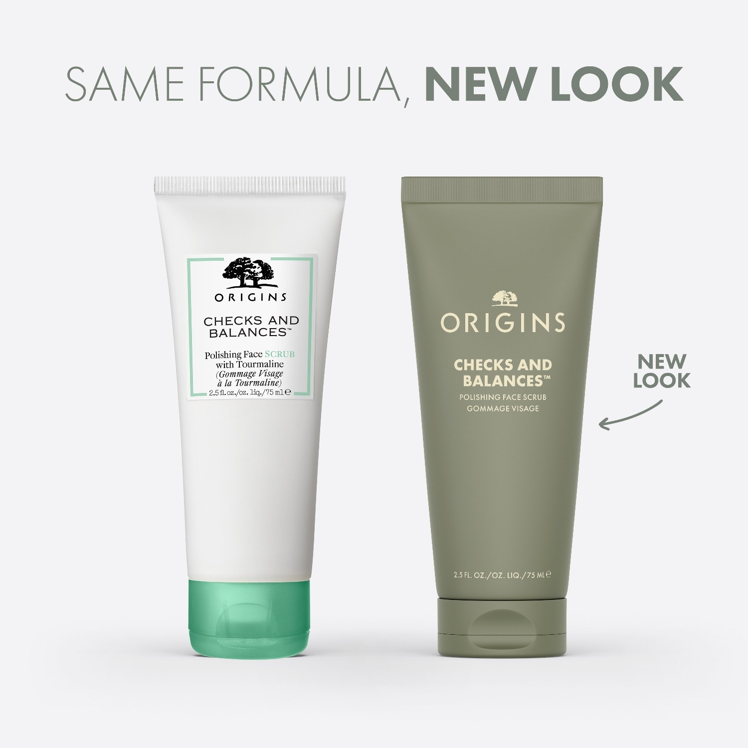 Скраб для лица checks and balances polishing face scrub with tourmaline Origins, объем 75 мл — фото 2