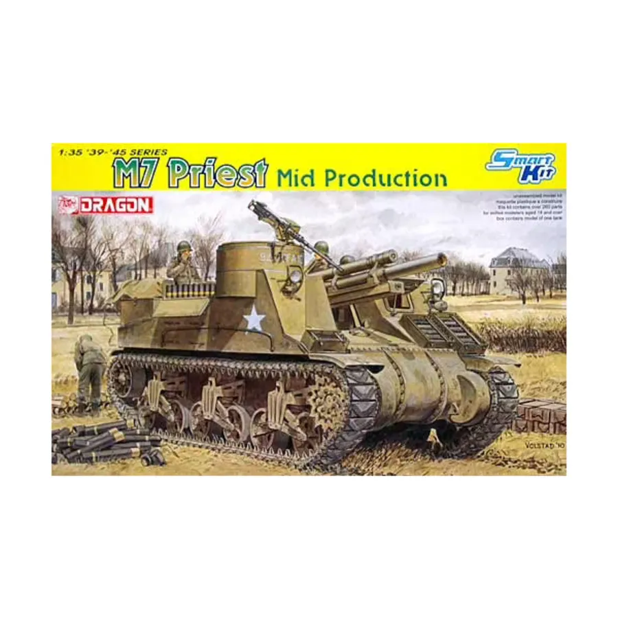 

Середина производства M7 Priest (умный комплект), Dragon Models - '39 to '45 Series - United Kingdom (1:35)