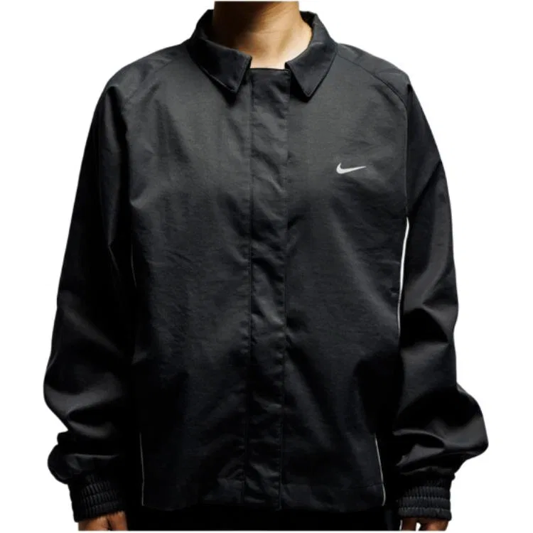 Спортивная куртка женская Woven Jacket Nike, Black — фото 4