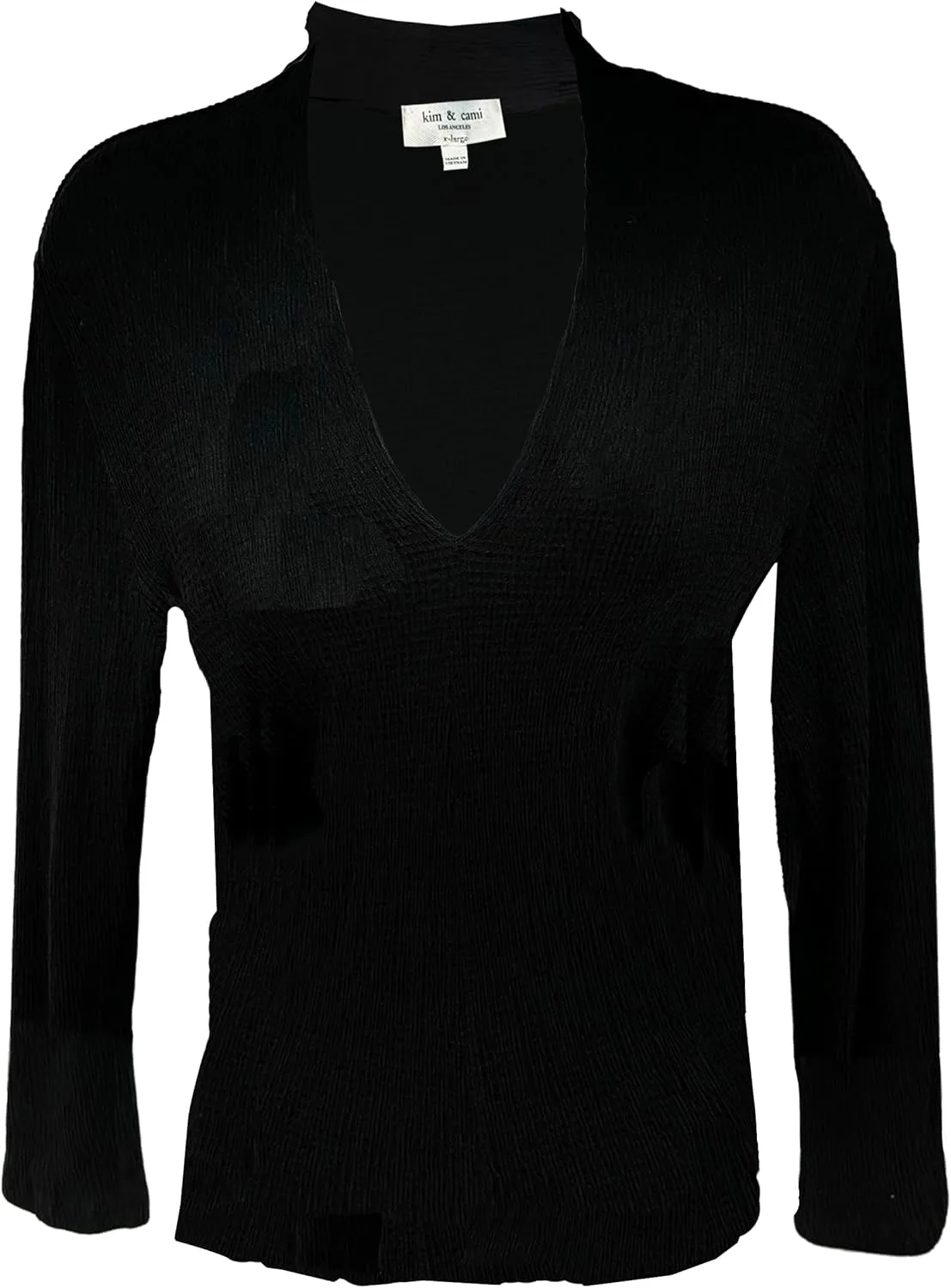 

Свитер Kim & Cami с длинным рукавом, Stretchable Rayon-Polyester Blend