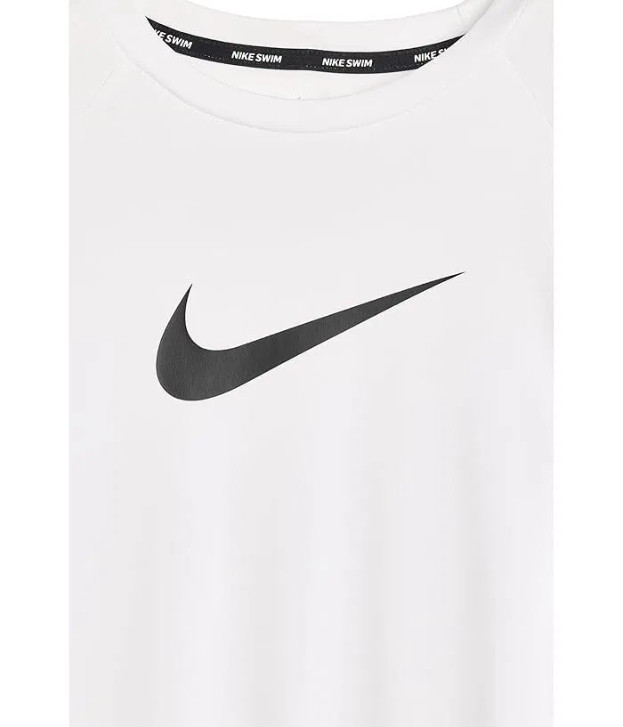 Футболка для плавания Nike Kids Hydroguard Essential Dri-FIT UV, белый — фото 3