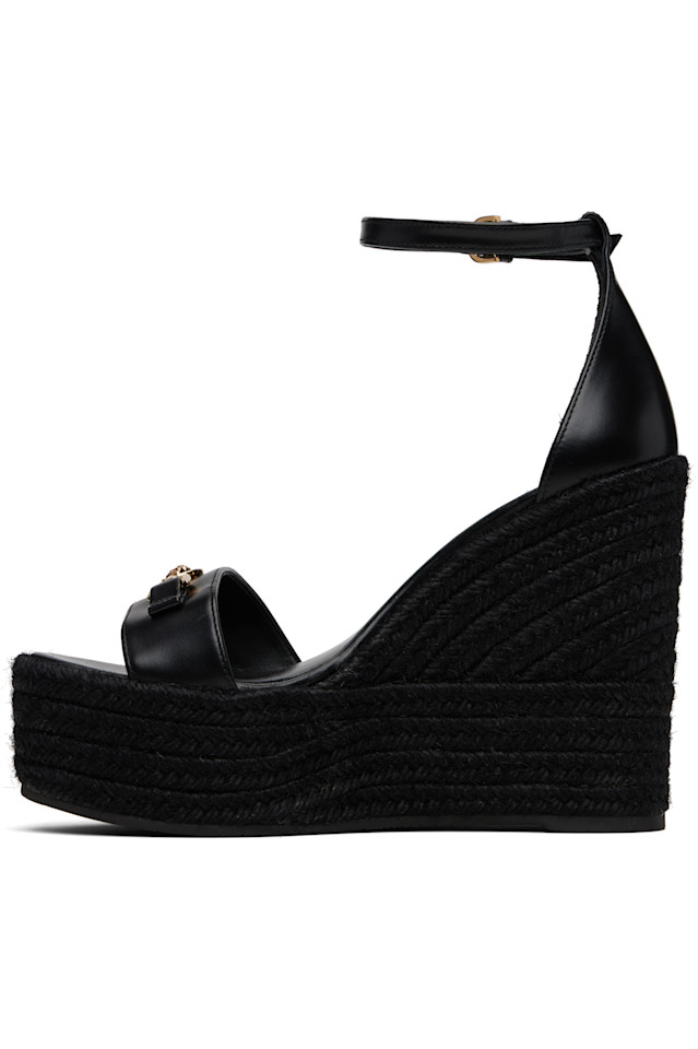 Сандалии на платформе Medusa '95 из кожи Versace, мультиколор — фото 3