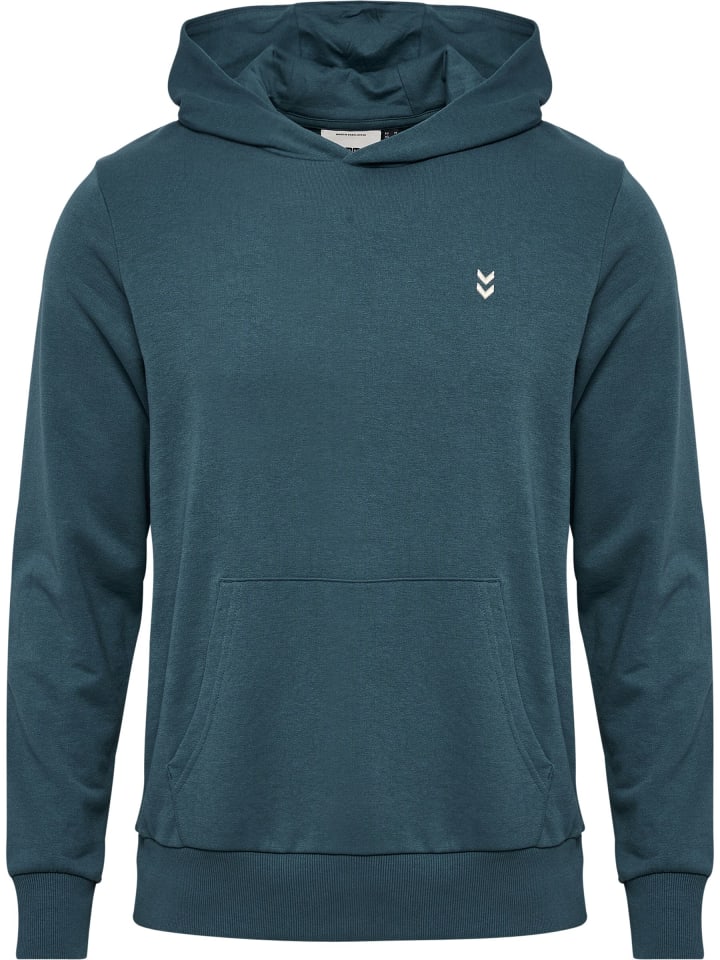 

Мужская толстовка с капюшоном Hummel бирюзового цвета из хлопковой смеси с капюшоном. Hummel