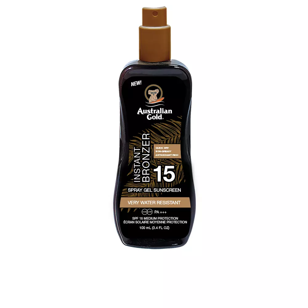 

Солнцезащитный крем Sunscreen Spray Gel With Instant Bronzer Spf15 Australian Gold, 100 мл