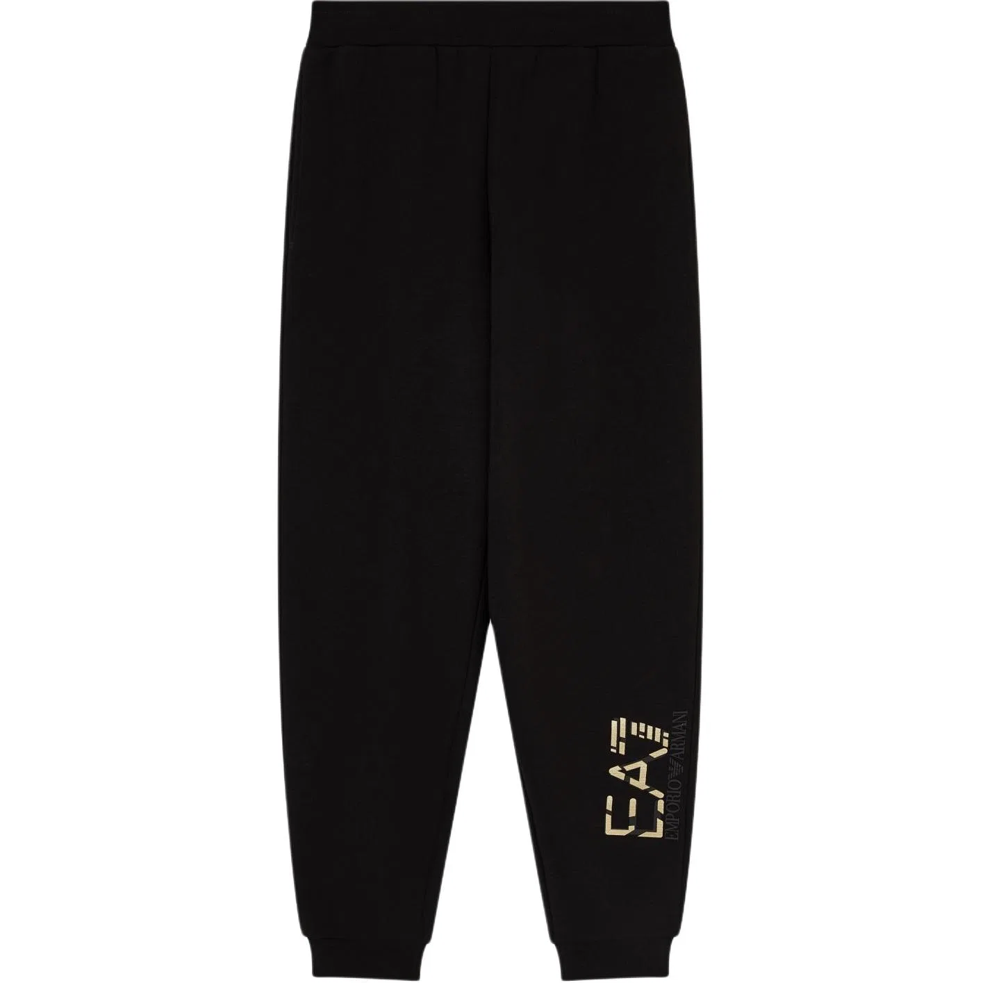 Тренировочные штаны вязаные EA7 FW25, мужские EMPORIO ARMANI, Black