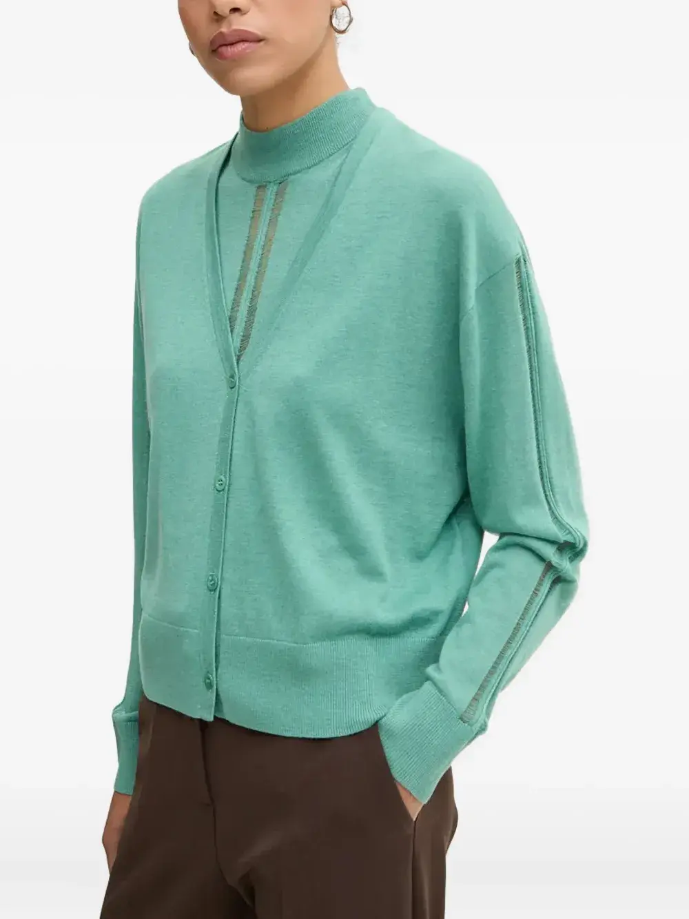 

Кардиган с V-образным вырезом Iro, зеленый