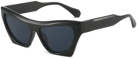 

Модные двухцветные солнцезащитные очки 2027 года для женщин, защита от УФ-излучения UV400, ретро-панк, трендовые солнцезащитные очки для мужчин MTZJH, Black Gray