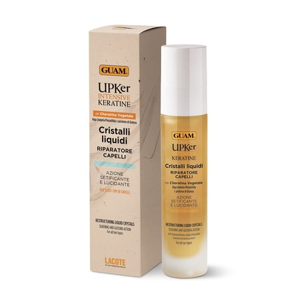 

Upker Intensive Keratin Hair Restore Жидкие кристаллы против завитков Guam