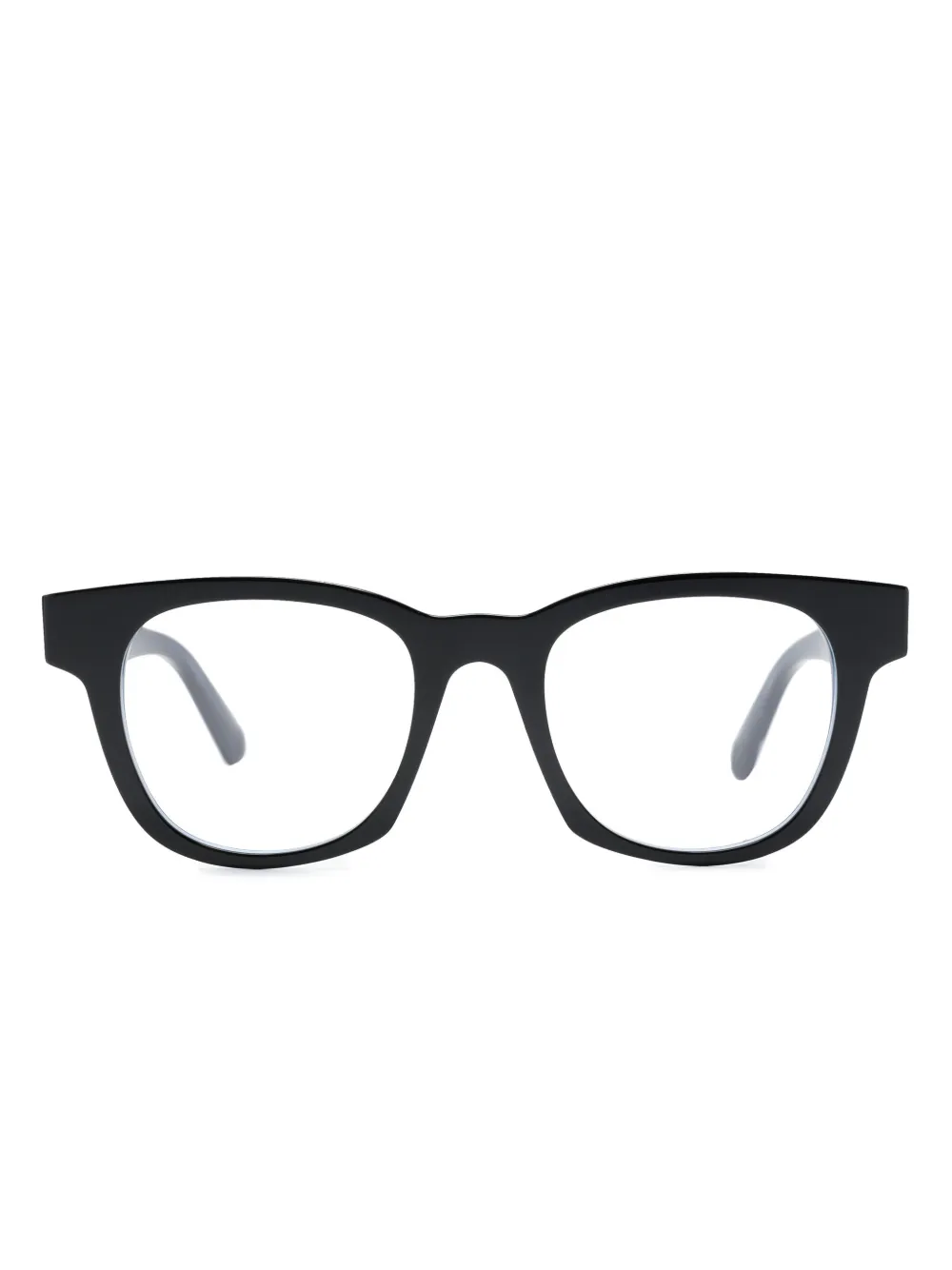 

Очки трапециевидной формы с логотипом Moncler Eyewear, черный