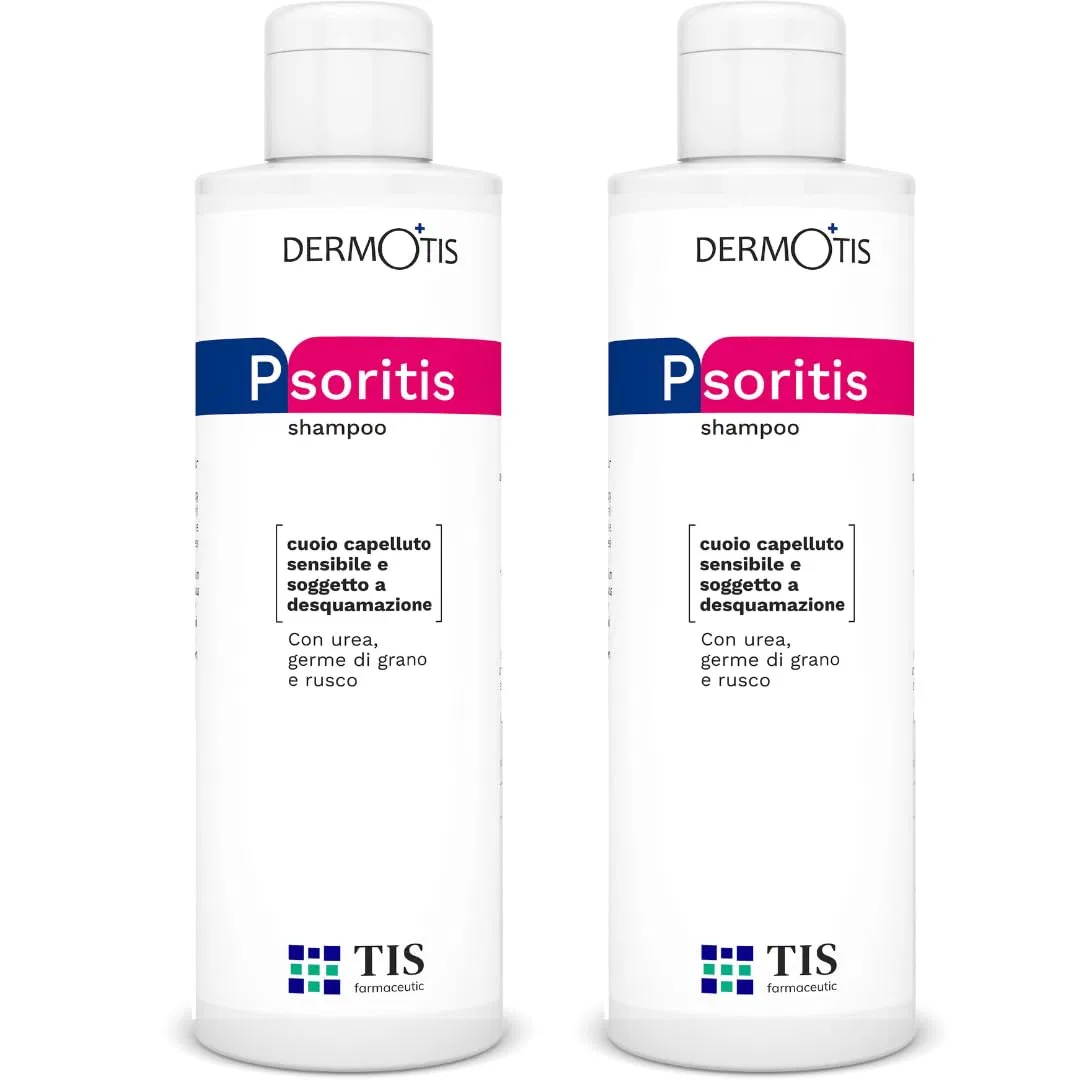 Шампунь «PsoriTIS» с 10% мочевиной для кожи головы, склонной к псориазу и себорее, 2 x 120 мл Tis Farmaceutic