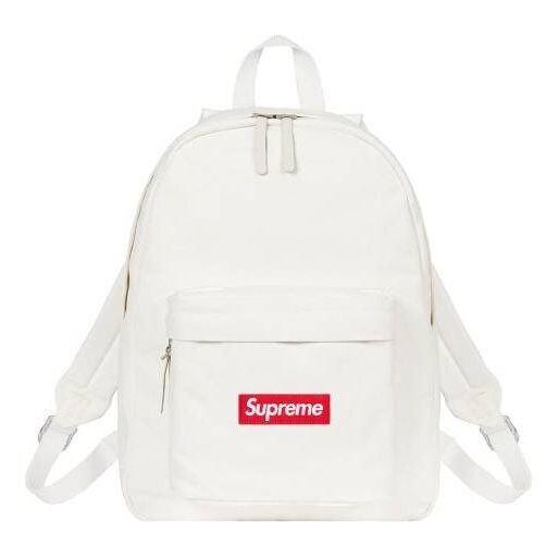 

Сумка canva backpack 'white red' Supreme, белый
