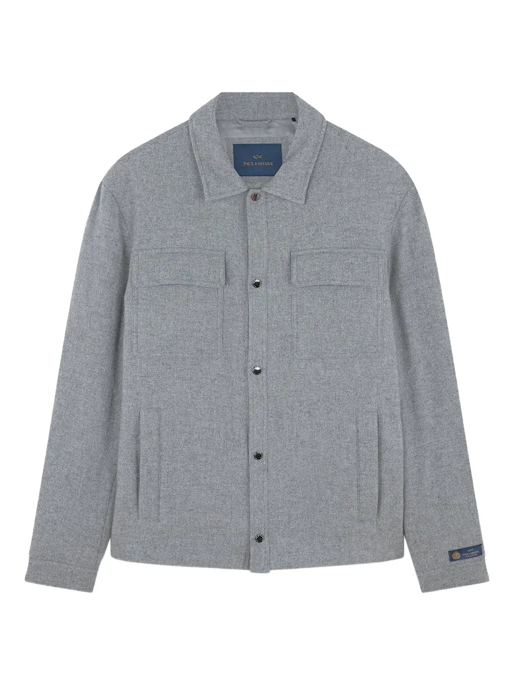 

Стеганая рубашка-куртка Paul & Shark, серый