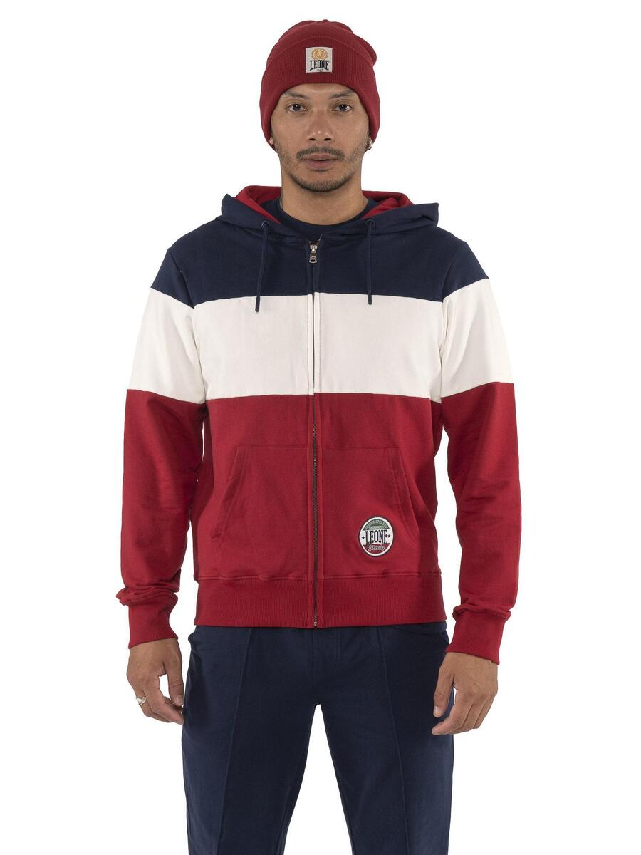 

LEONE 1947 APPAREL Мужская университетская толстовка с капюшоном на молнии